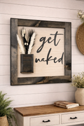 “Get Naked” bathroom decor - $175.00