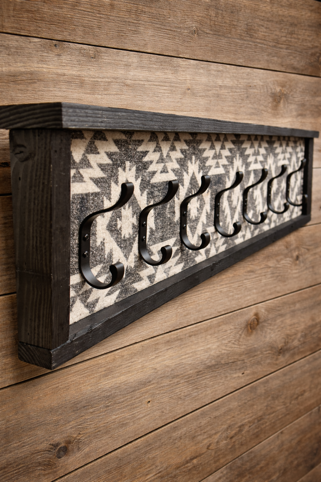 Handcrafted Southwestern Coat Rack - 6 Hooks